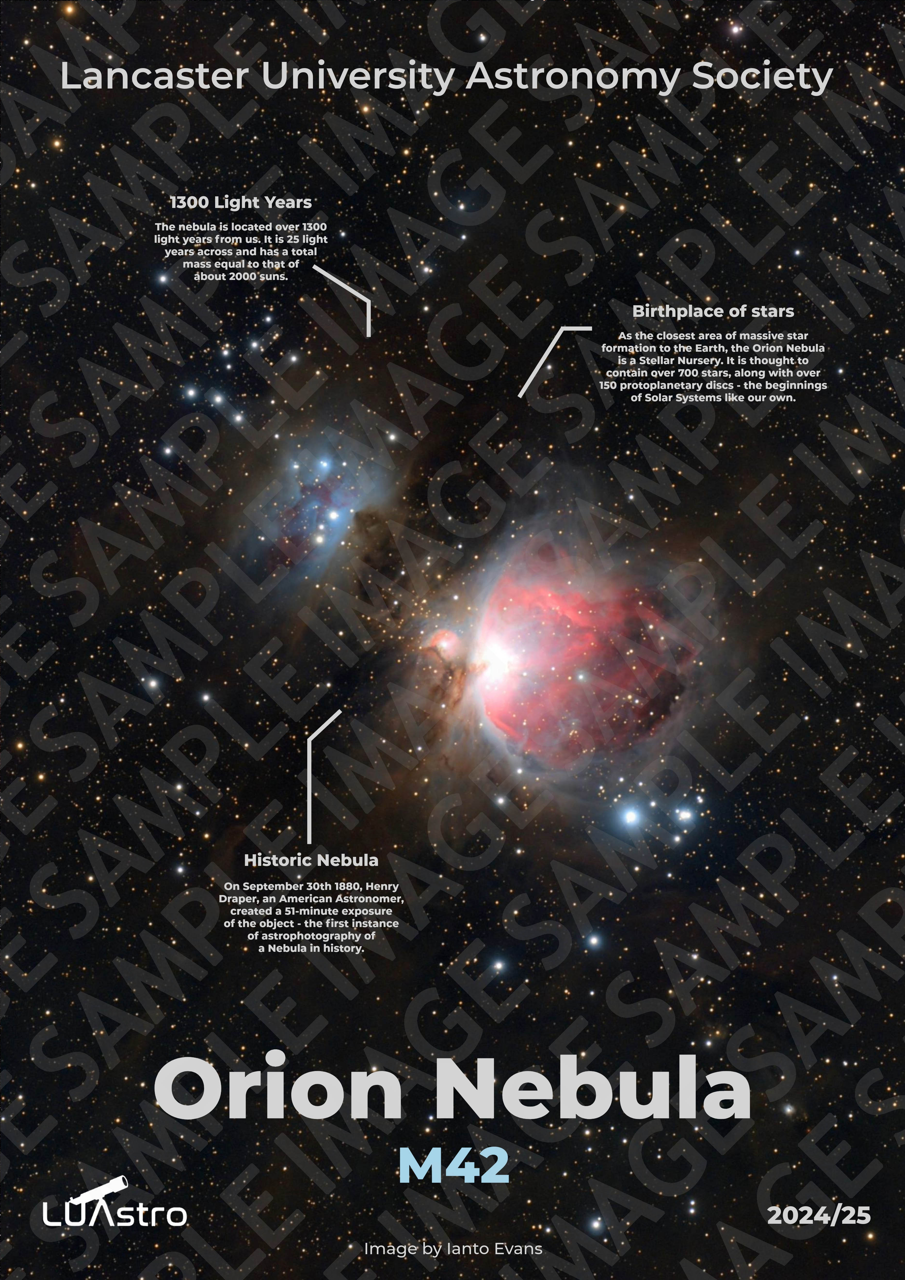 Orion Nebula Poster